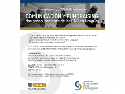 Seminario COMUNICACIÓN Y FUNDRAISING
